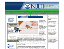 Tablet Screenshot of njlti.org